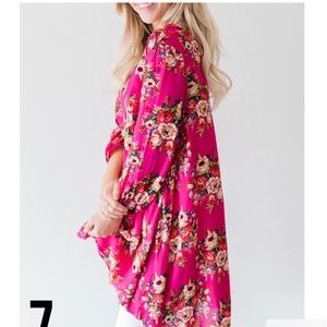 Floral Shirt/tunic dress loose fit